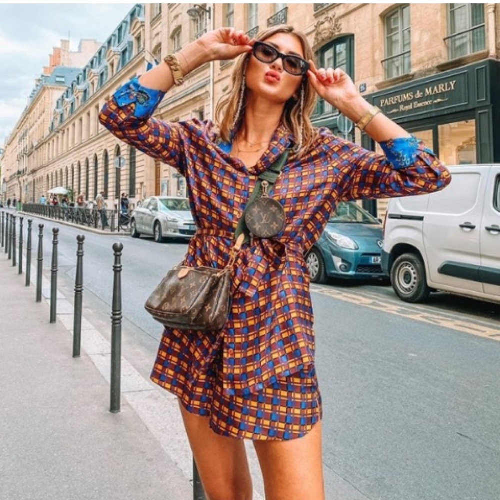 Zara Multicolor Silk Set